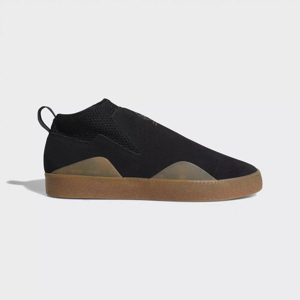 Adidas 3ST.002 Tenis Para Skate Negros Para Hombre (MX-28304)